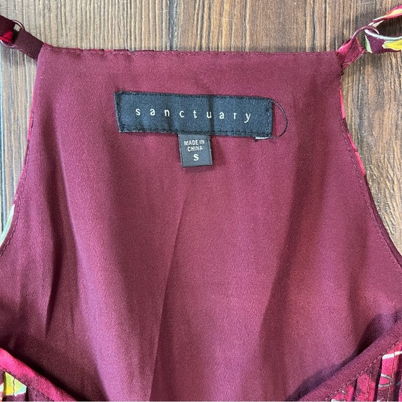 Sanctuary pleated front racerback dress SZ SM - Picture 3 of 4
